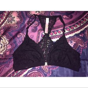 PINK Floral, Lace Bralette